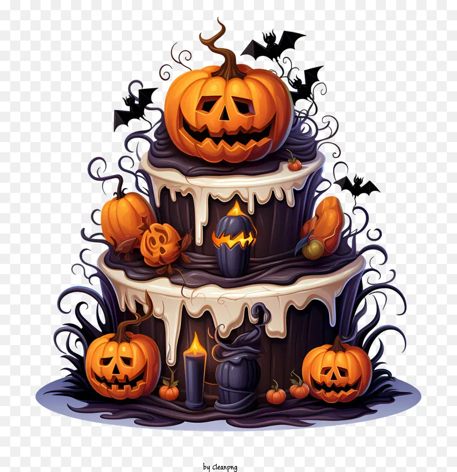 Pastel De Halloween，Pastel PNG