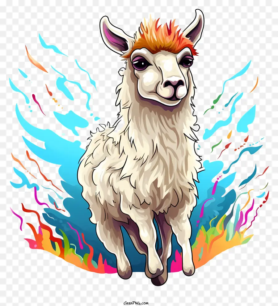 Llama，Vistoso PNG