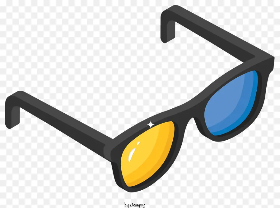 Gafas De Sol，Lentes De Color Amarillo PNG