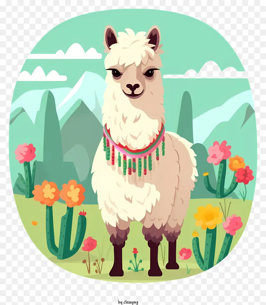 Llama，Llama En La Naturaleza PNG