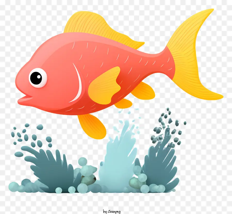 Dibujos Animados De Pescado，Naranja De Pescado PNG