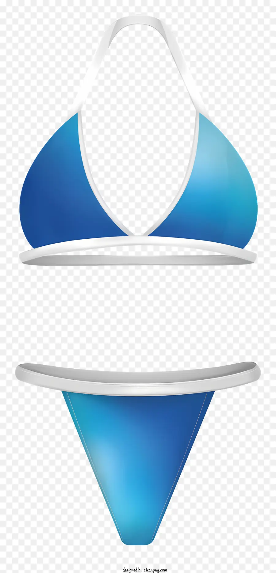 Bikini Azul Y Blanco，Bikini Azul PNG