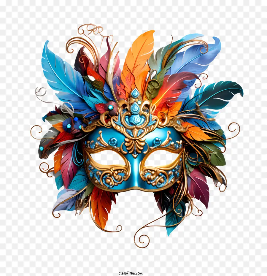 Máscara Del Festival De Carnaval，Máscara De Mardi Gras PNG
