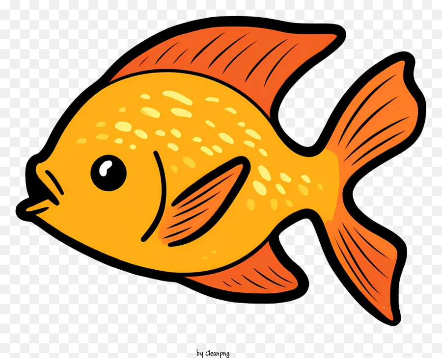 Dibujos Animados De Pescado，Ojos Grandes PNG