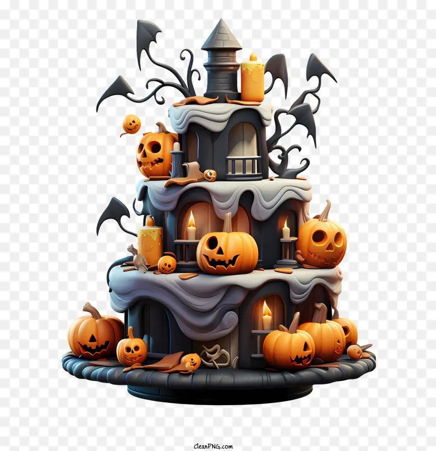 Pastel De Halloween，Halloween PNG