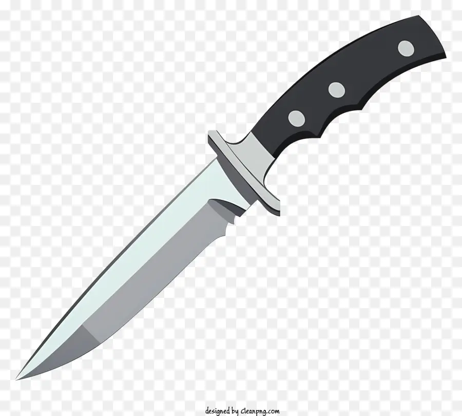 Negro Cuchillo，El Borde Dentado PNG