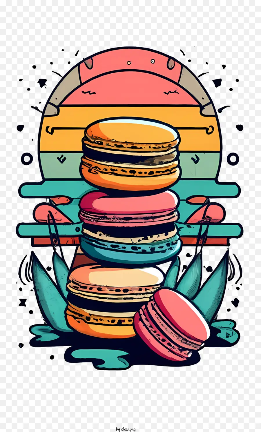 Macaroon，Creciente PNG