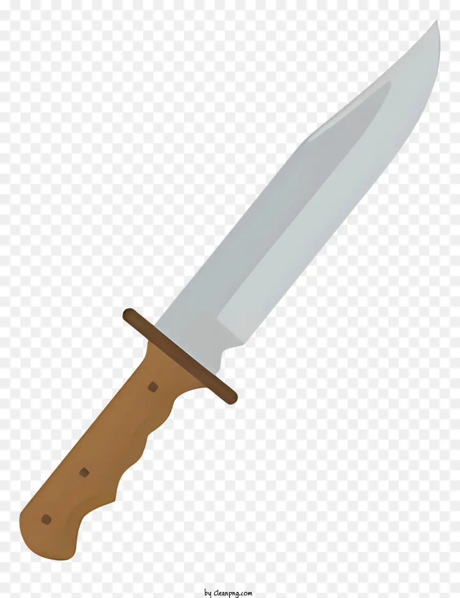 Cuchillo，Mango De Madera PNG