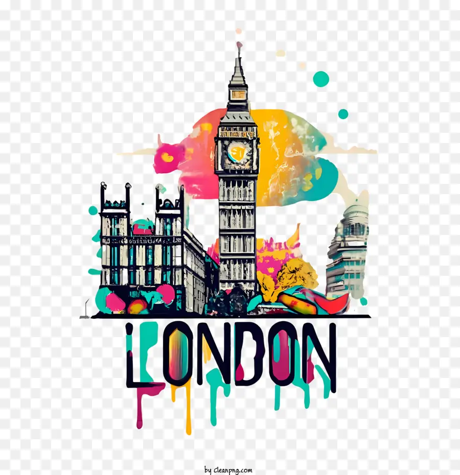 Londres，Ilustración De Londres PNG