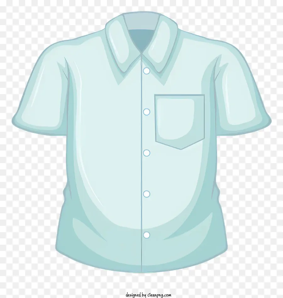 Camisa De Botón Azul，Camisa De Cuello PNG
