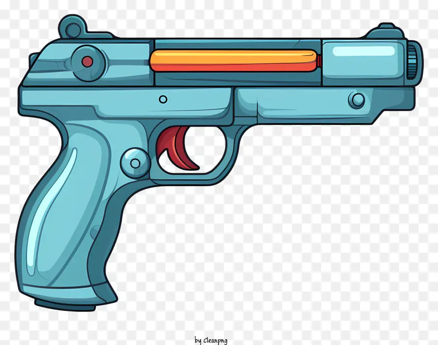 Arma Azul，Arma De Fuego PNG