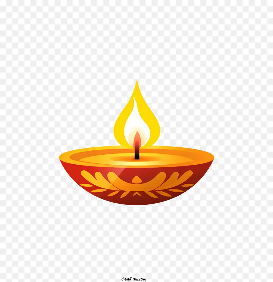 Lámpara De Diwali，Lámpara Diya PNG