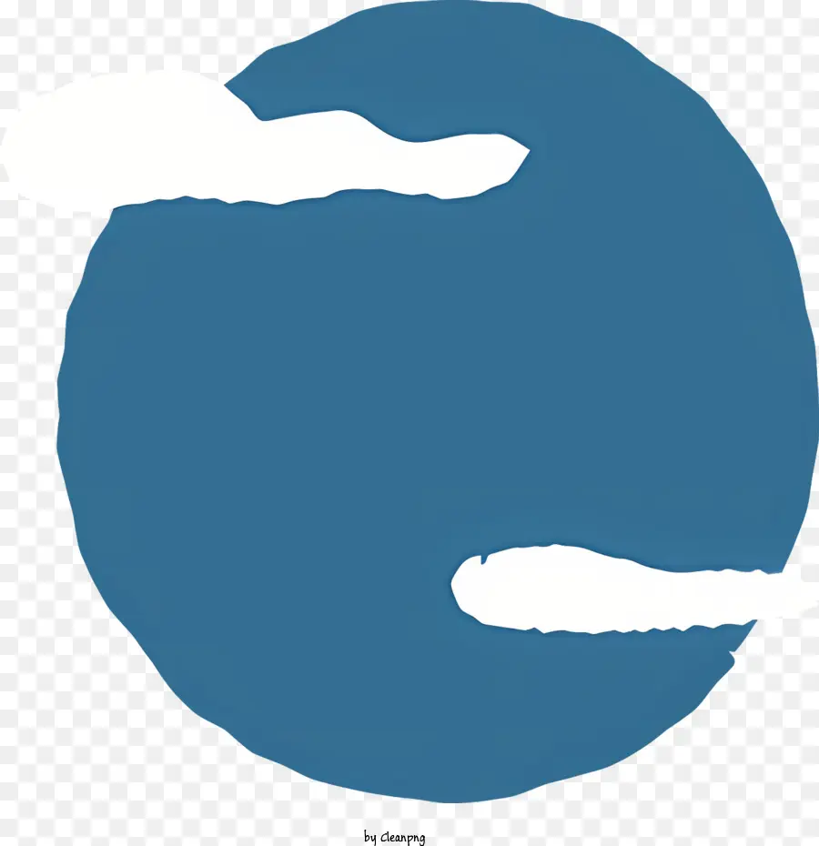 Nube，Círculo Azul PNG