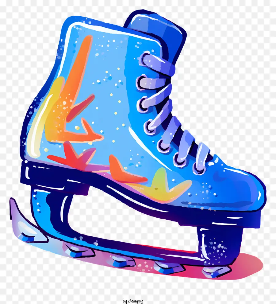 Patinar Sobre Hielo，Azul PNG