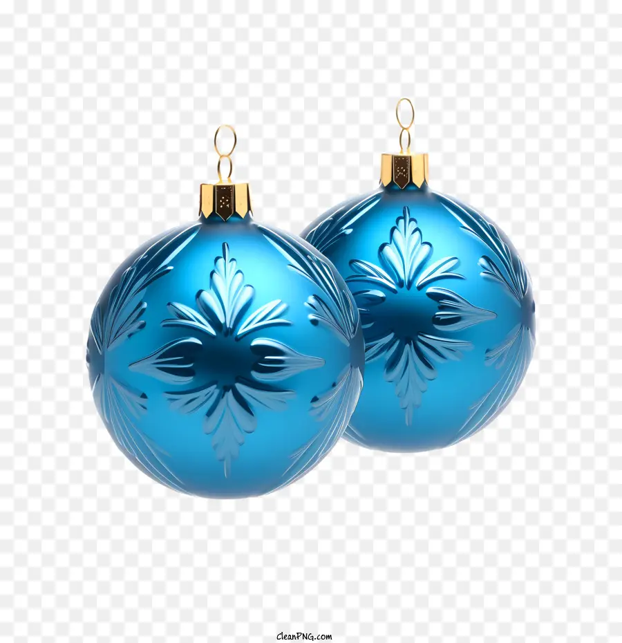 Bola De Navidad，Azul PNG