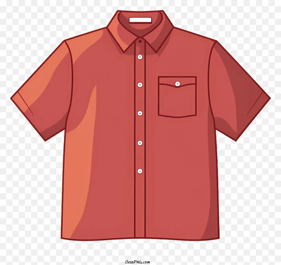 Camiseta Roja，Mangas Cortas PNG