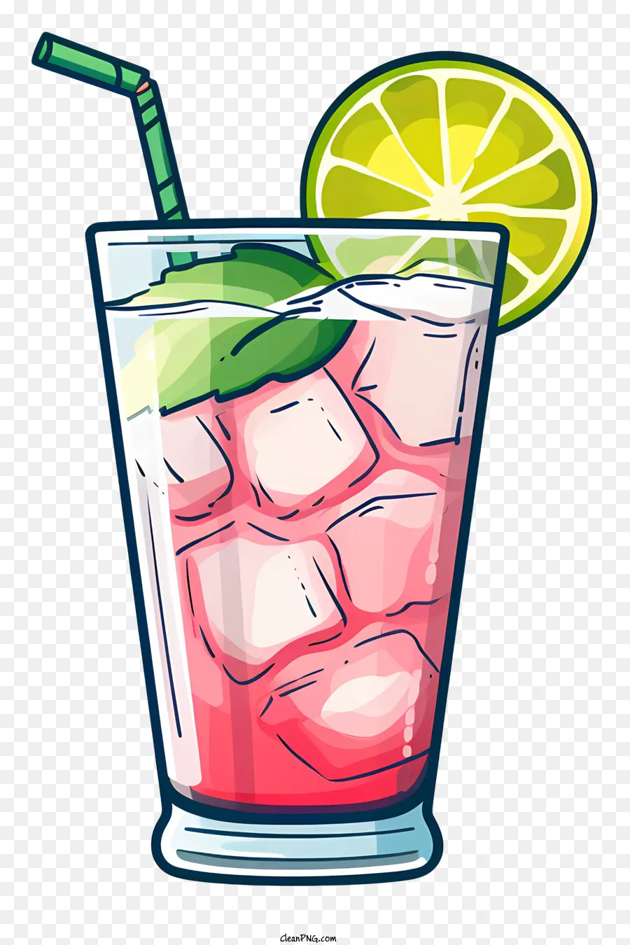 Bebida Rosa，Agua De Soda PNG