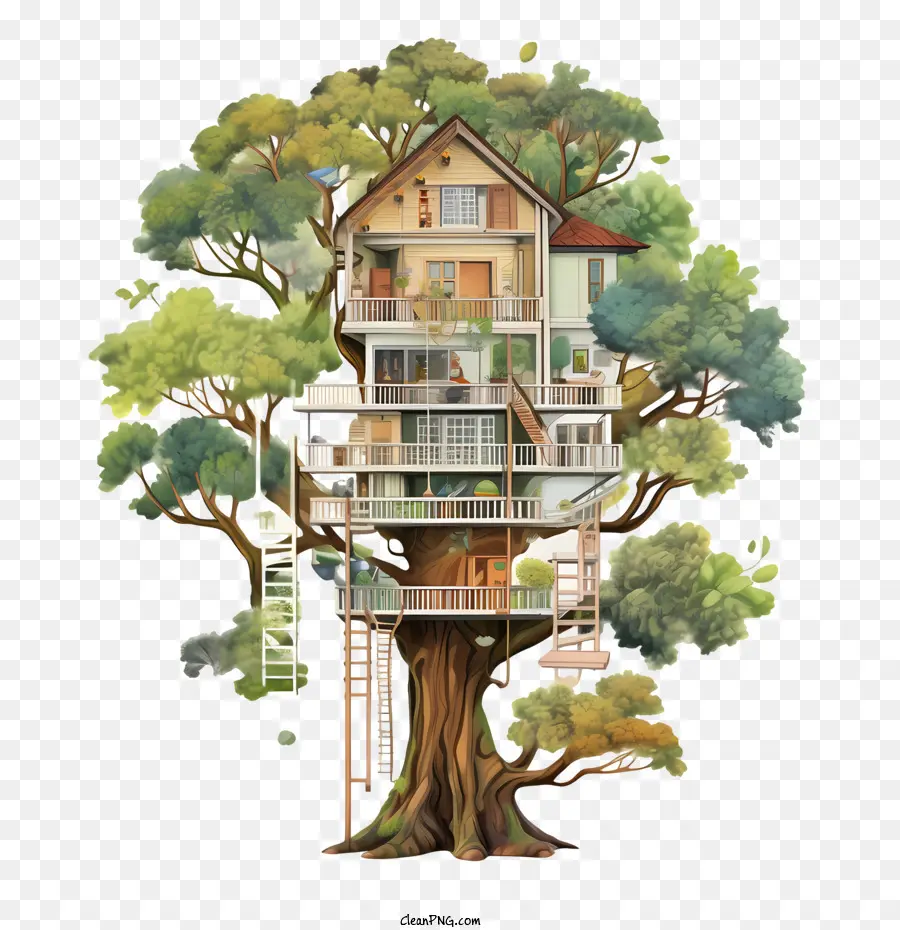 Casa Del Arbol，árbol PNG