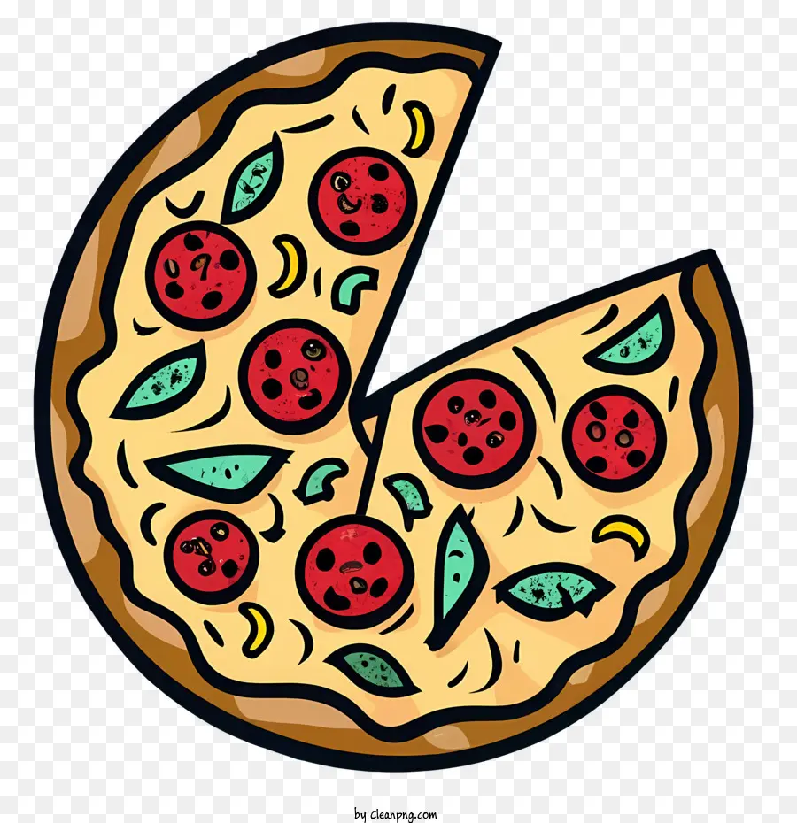 De Dibujos Animados De La Pizza，Pizza PNG