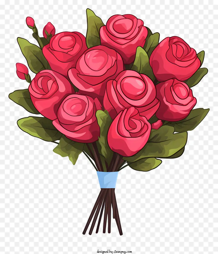 Rosas De Color Rosa，Ramo PNG