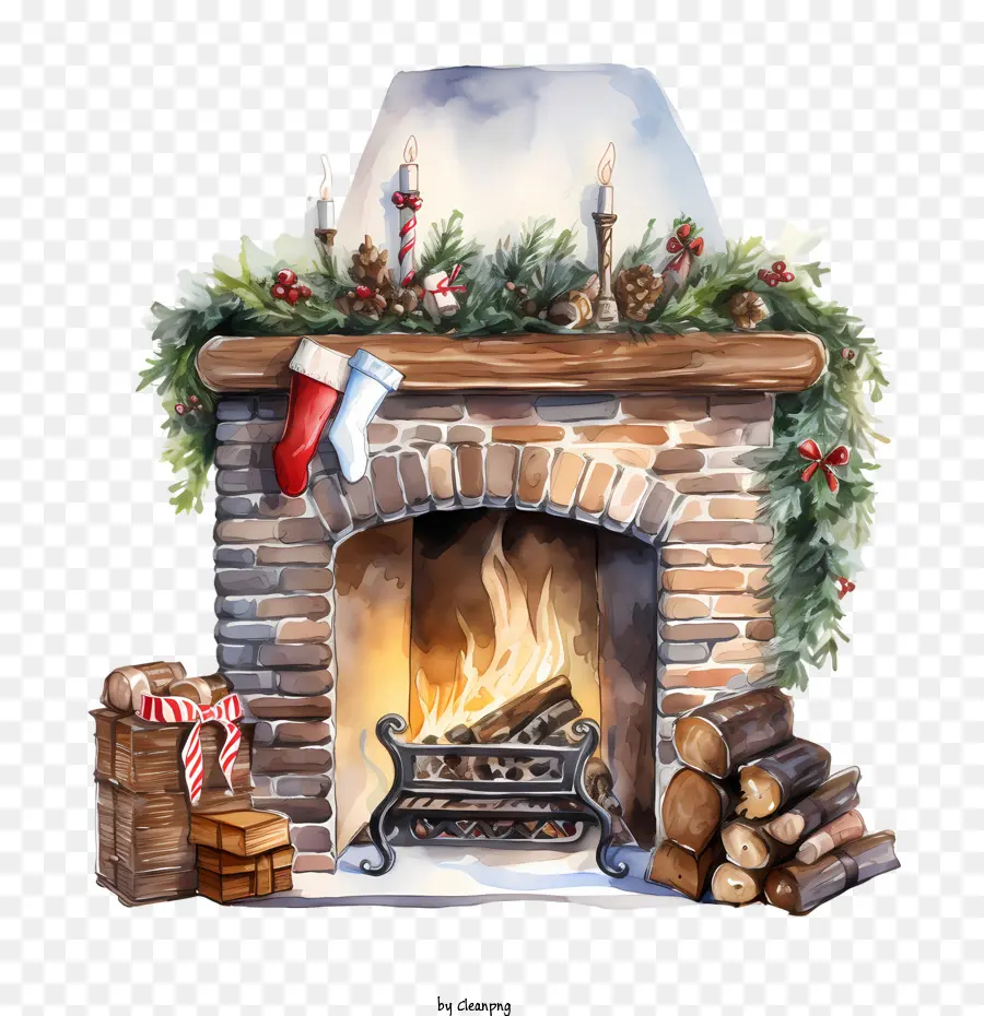 La Navidad Chimenea，Chimenea PNG