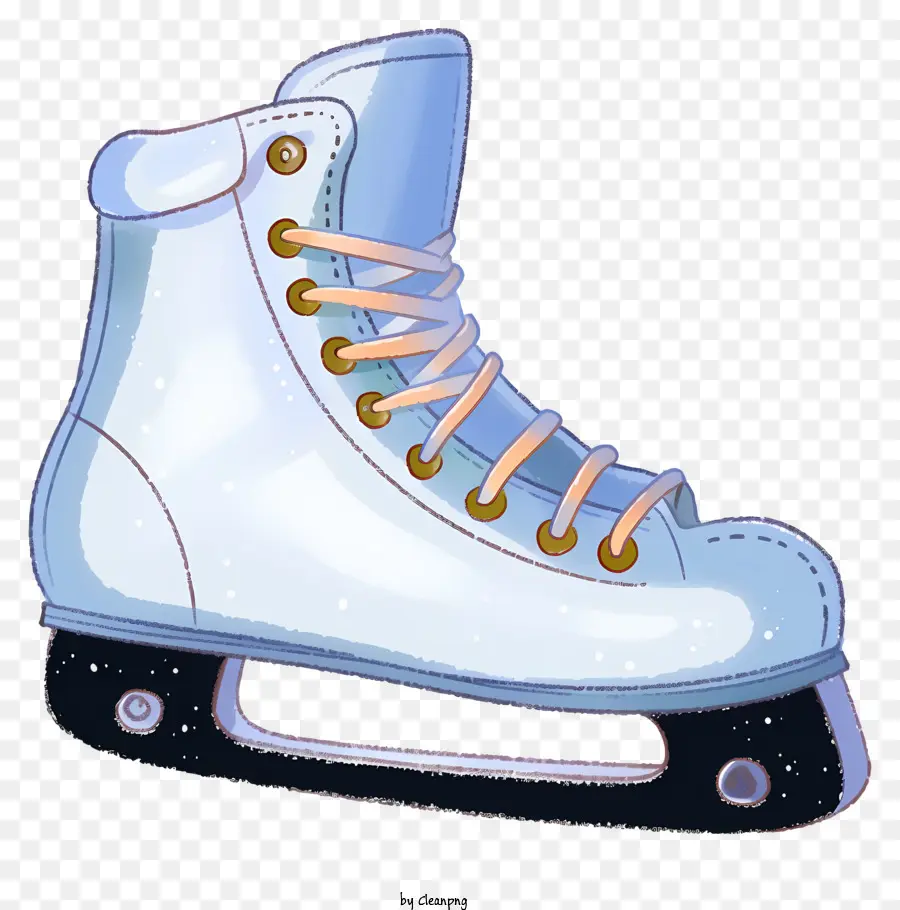 Patines De Hielo，Patines De Hielo Blanco PNG