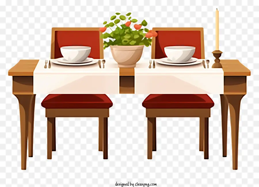 Mesa De Comedor，Sillas PNG