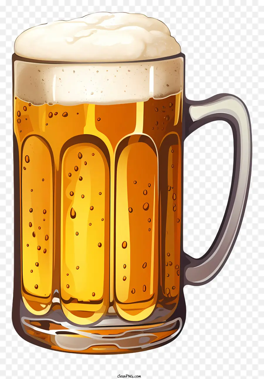 La Cerveza，Jarro De Cristal PNG