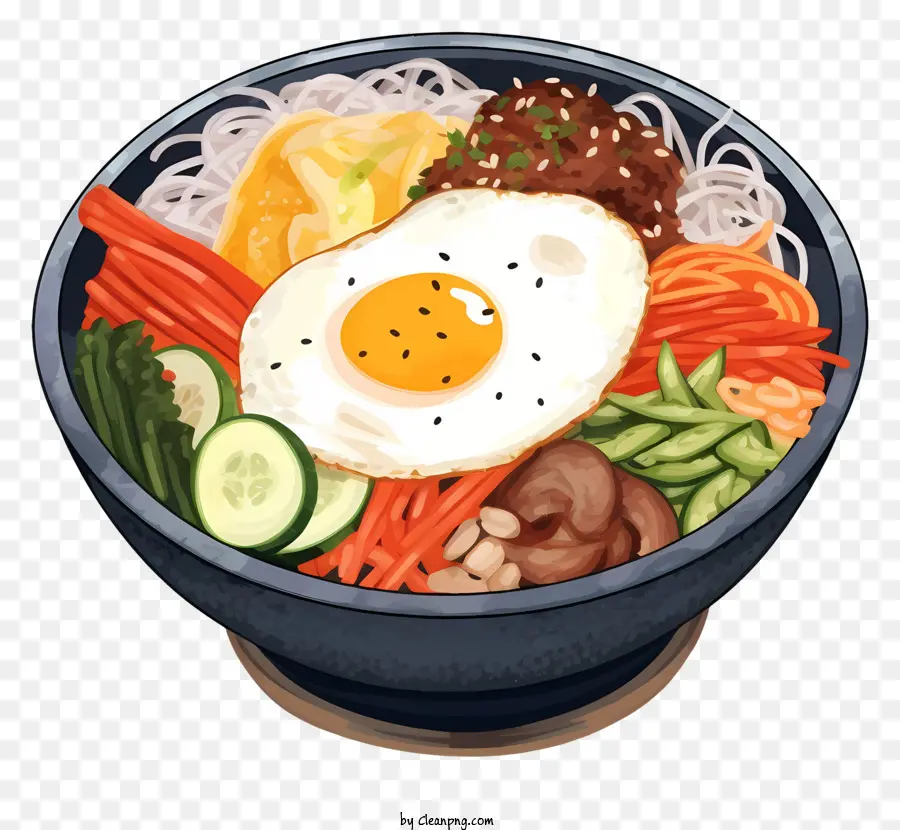 La Comida Coreana，Huevo Frito PNG