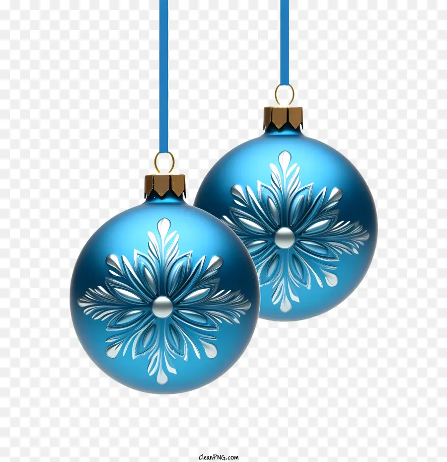 Bola De Navidad，Adornos Azules PNG