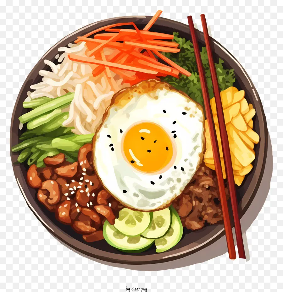 La Comida Coreana，Comida Coreana Tradicional PNG