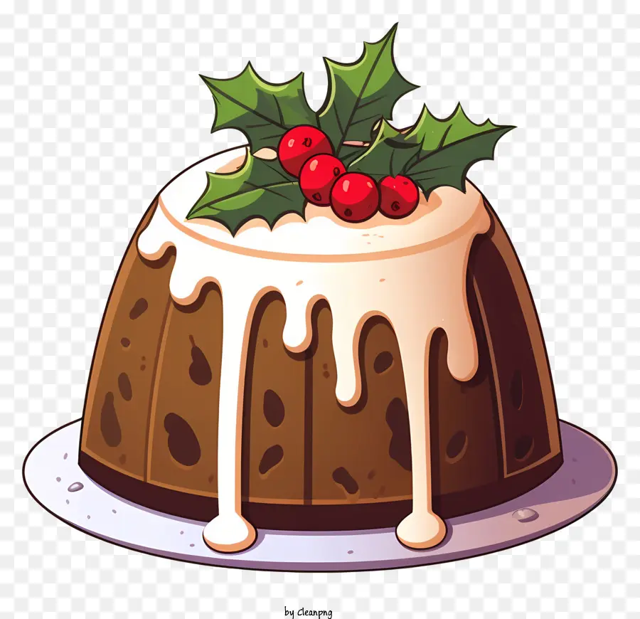 Postre，Pudin De Navidad PNG