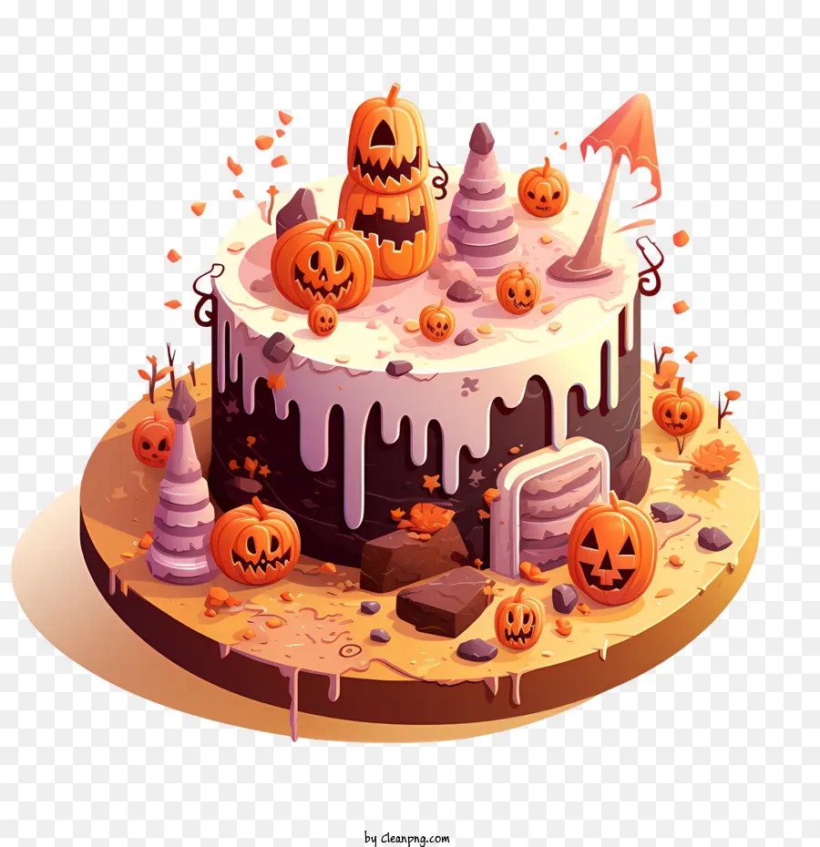 Pastel De Halloween，Pastel PNG