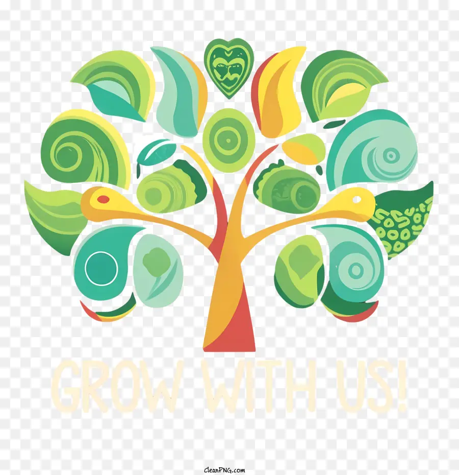 Crezca Con Nosotros，Árbol PNG