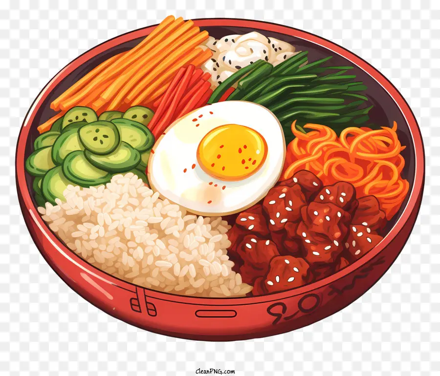 La Comida Coreana，Plato De Comida PNG