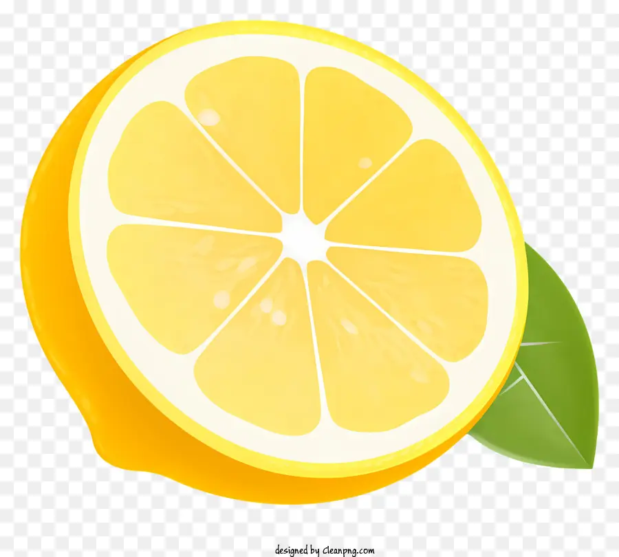 Limón，Rodaja De Limón Amarillo PNG