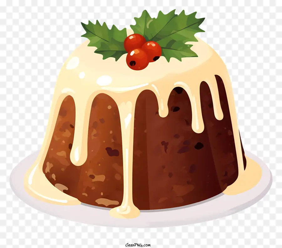 Pudín De Navidad，Plana Blanca PNG