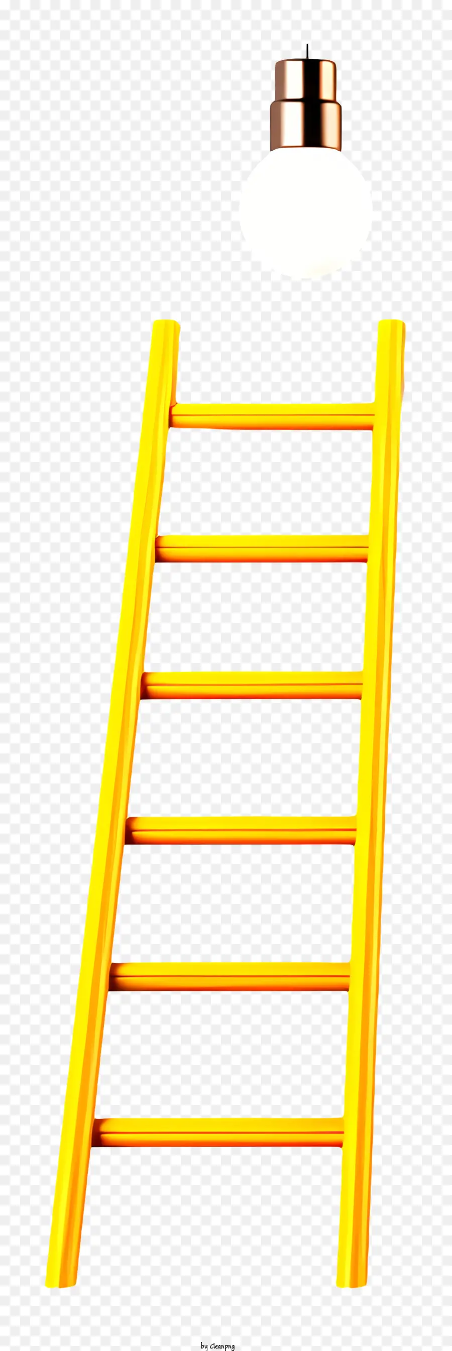 Amarillo Escalera，Escalera Suspendida PNG