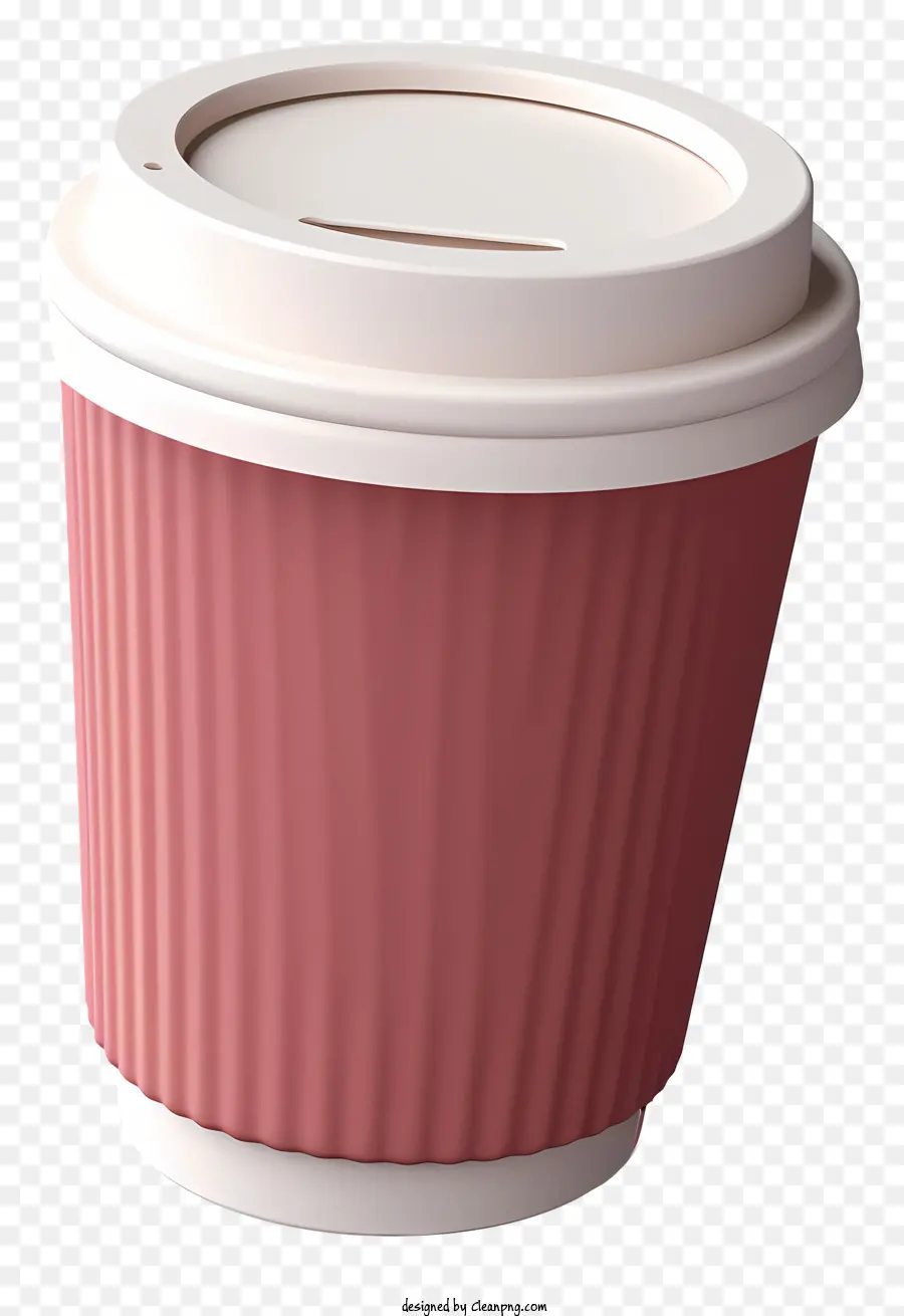 Vaso De Plástico Rojo，Tapa De Plástico Rosa PNG