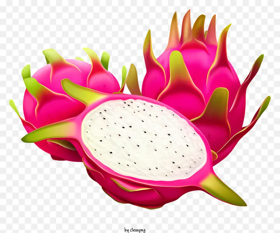 Fruta De Dragón Rosa，Fruta Orgánica PNG