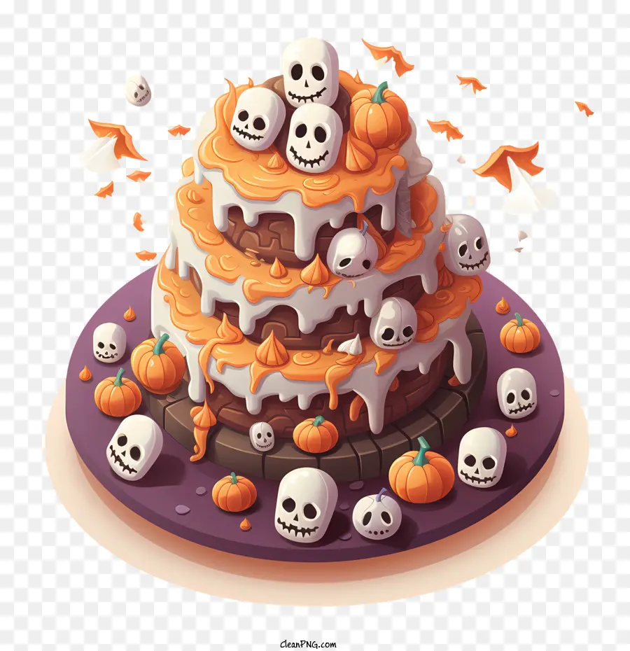 Pastel De Halloween，Pastel PNG