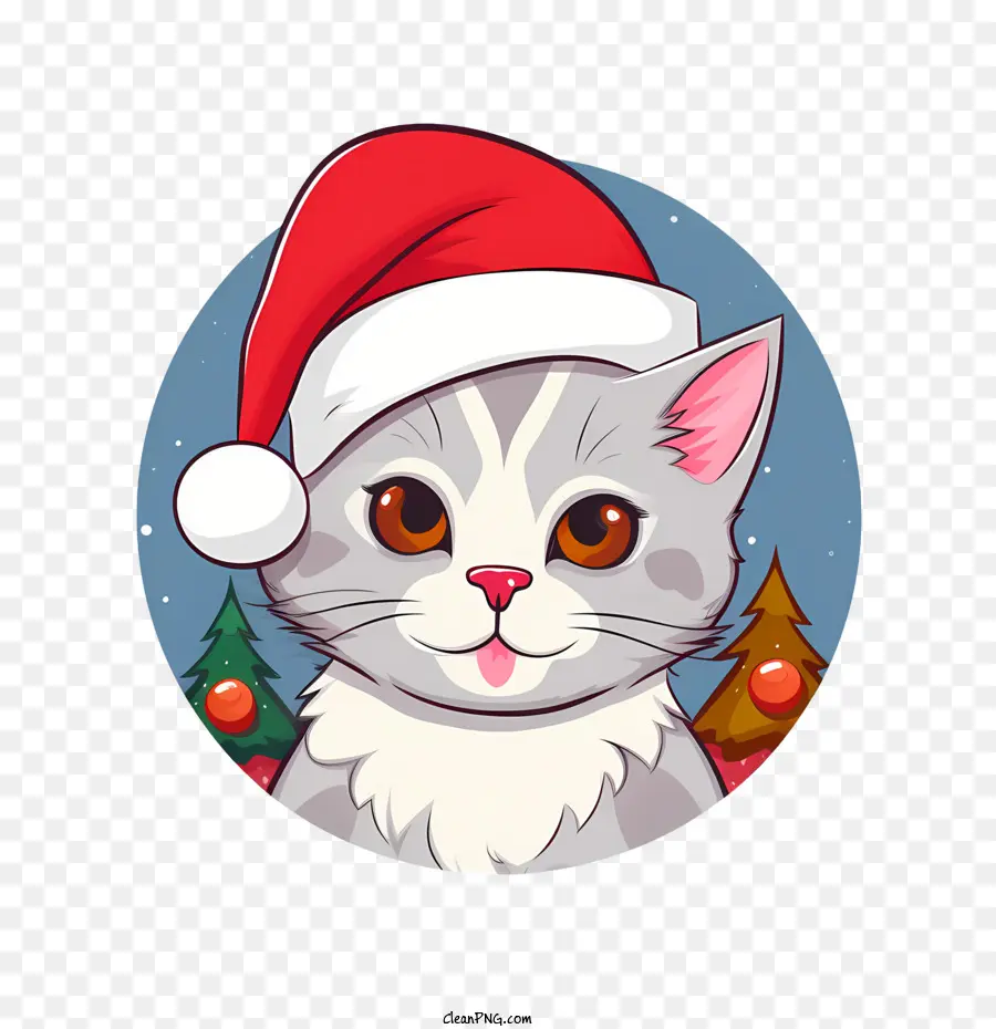 Gato De Navidad，Gato PNG