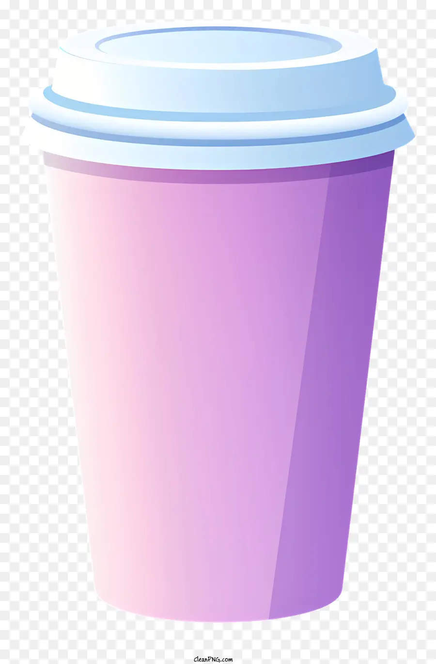 Vaso De Plástico，Taza De Café Morada PNG