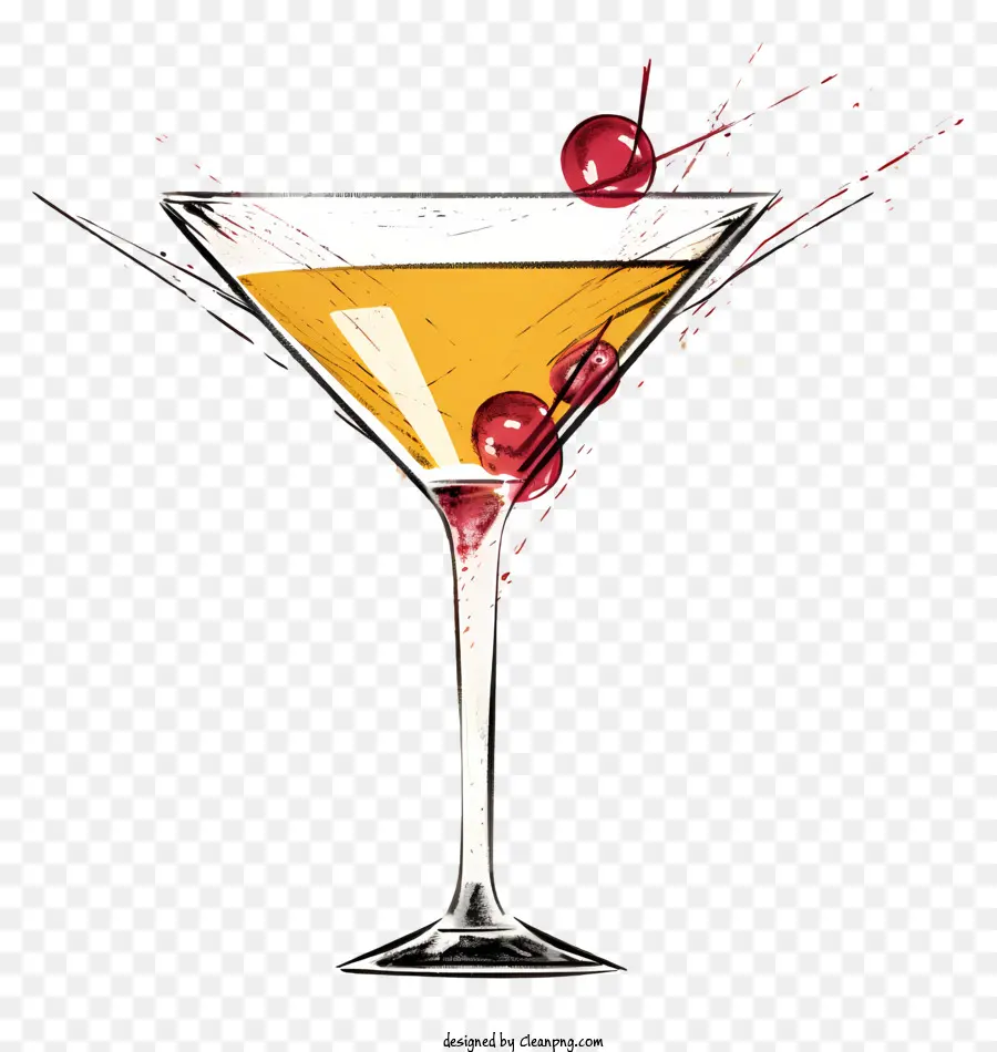 Martini，Líquido Rojo PNG