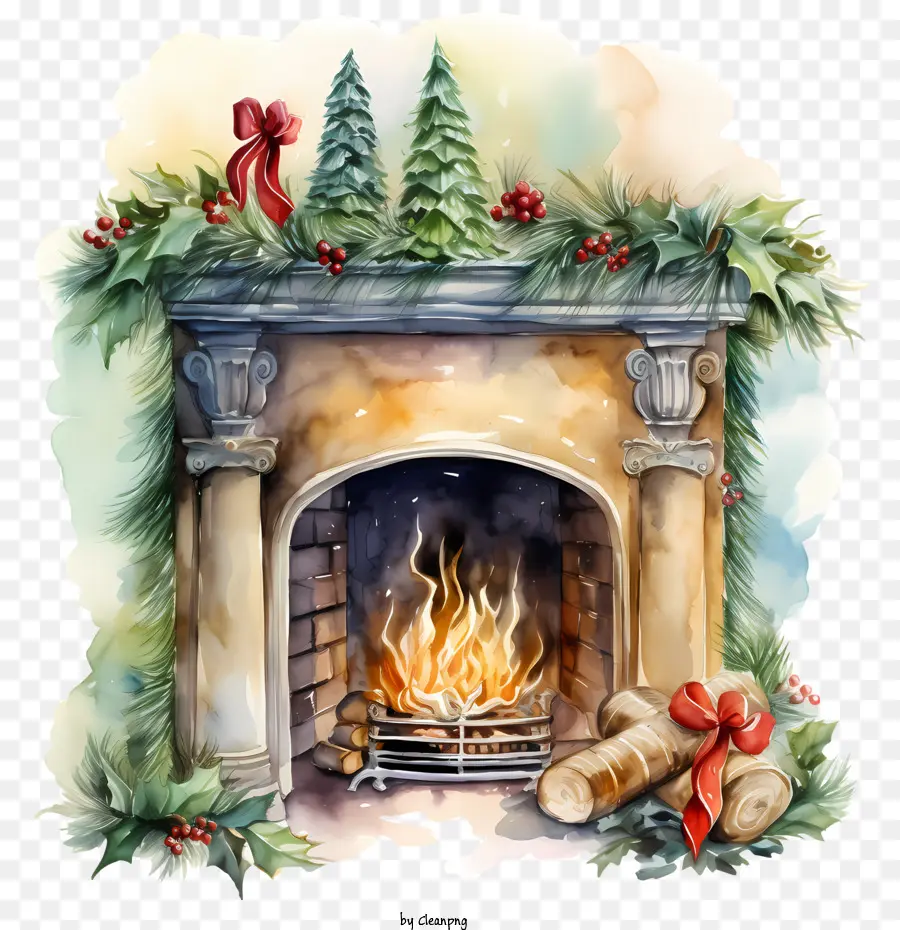 La Navidad Chimenea，Chimenea PNG