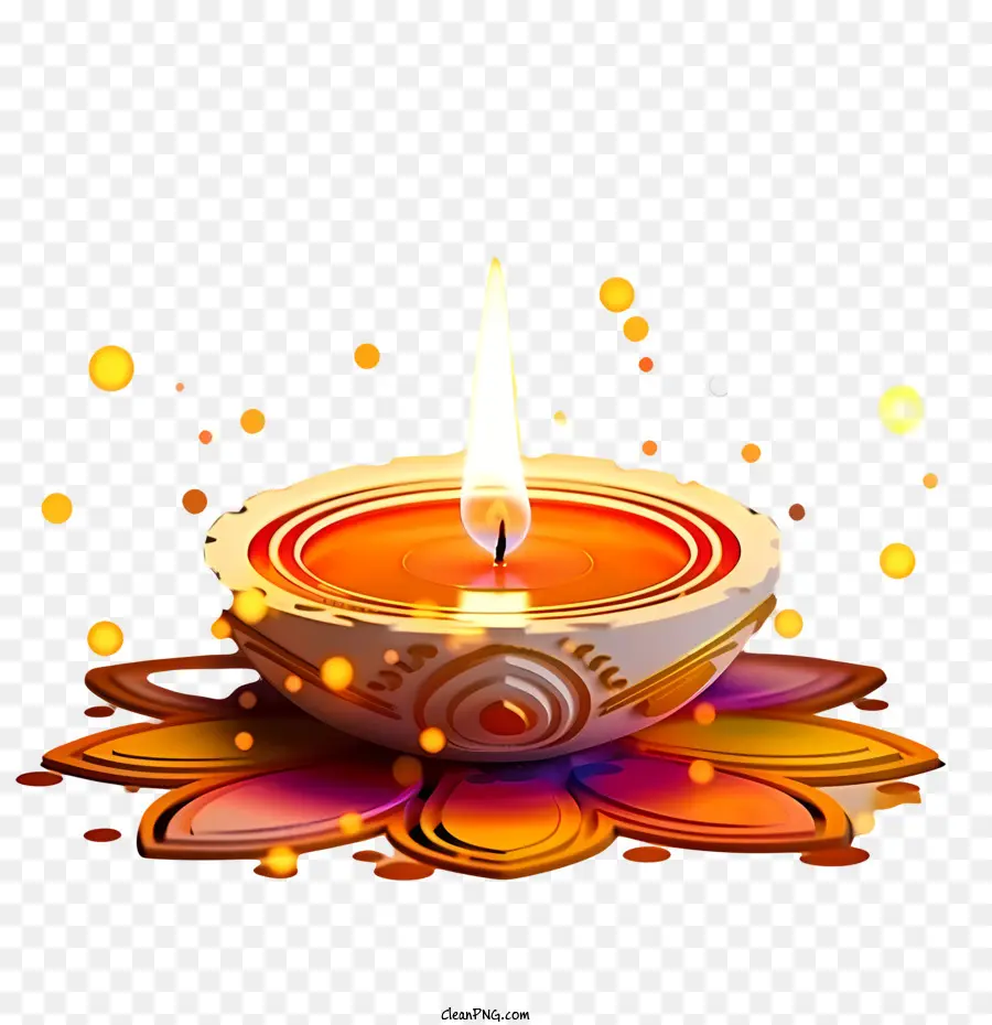 Diwali Diya，Diwali PNG