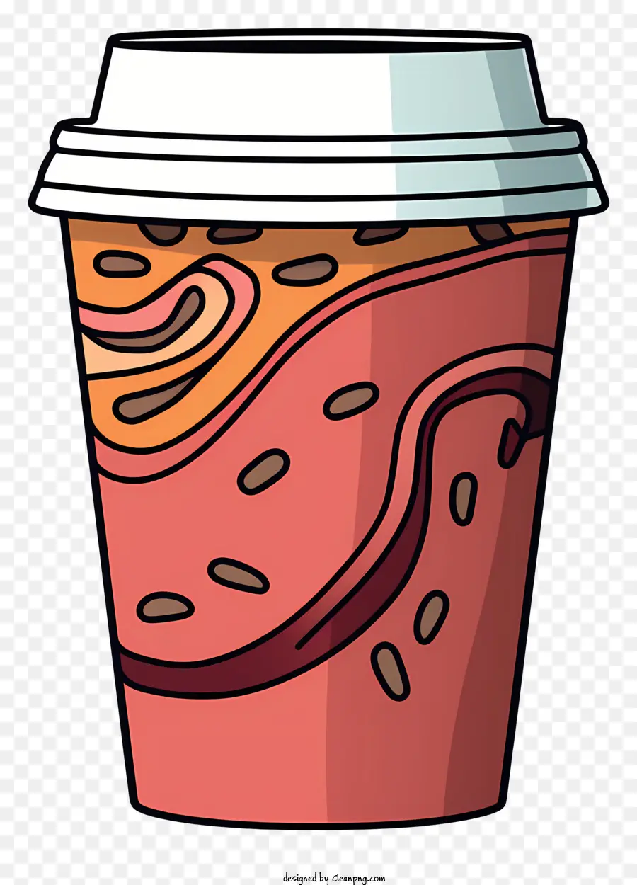 Taza De Cafe，Taza De Café Colorida PNG