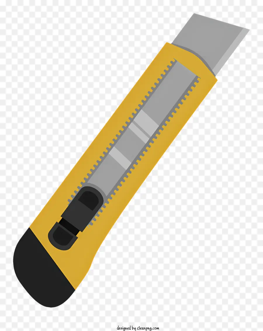 Cuchillo De Plástico，Amarillo PNG