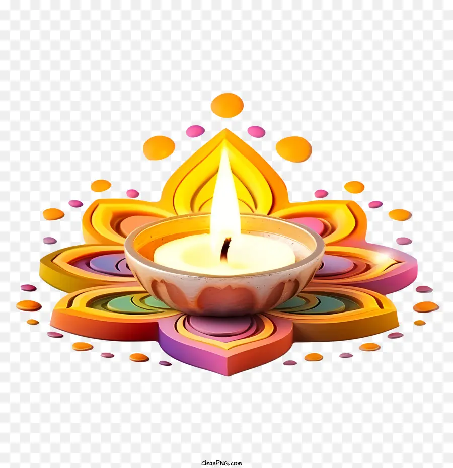 Diwali Diya，Diya PNG