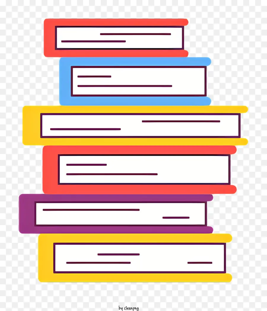 Libros，Pila PNG